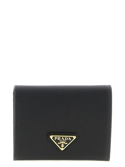 PRADA Logo Leather Wallet