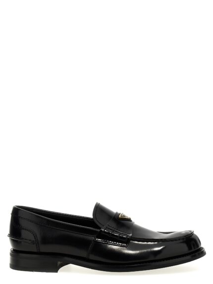PRADA Logo Loafers