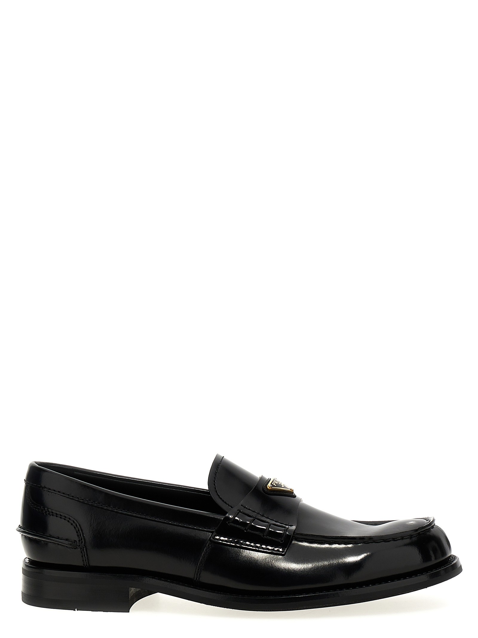 PRADA Logo Loafers