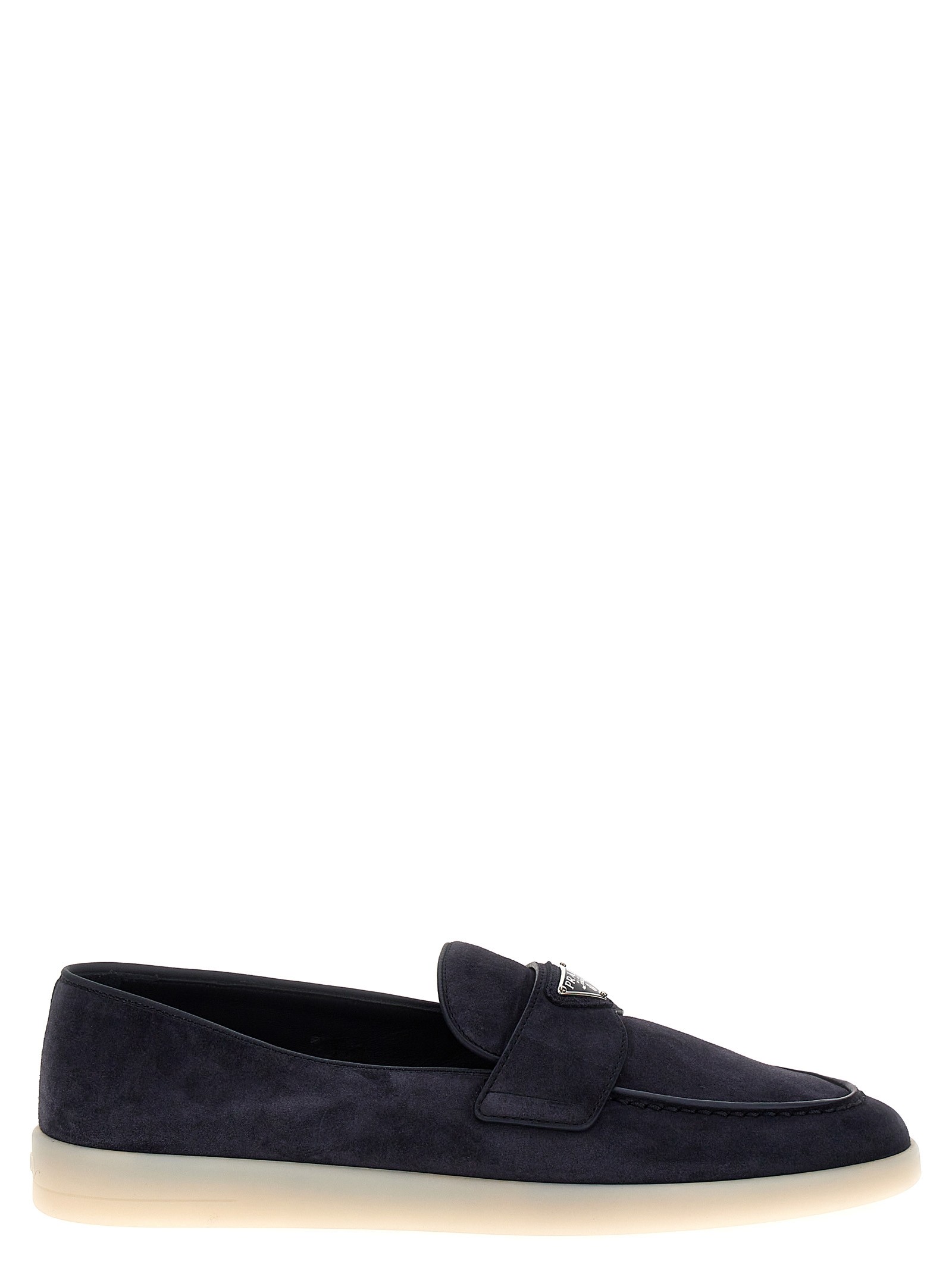 PRADA Logo Loafers