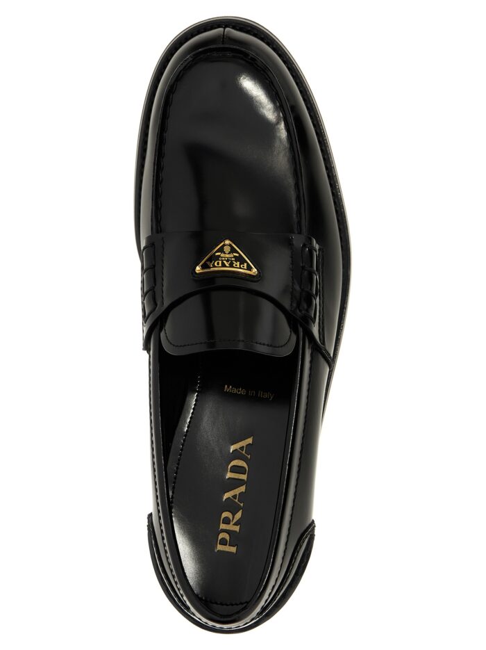 PRADA Logo Loafers
