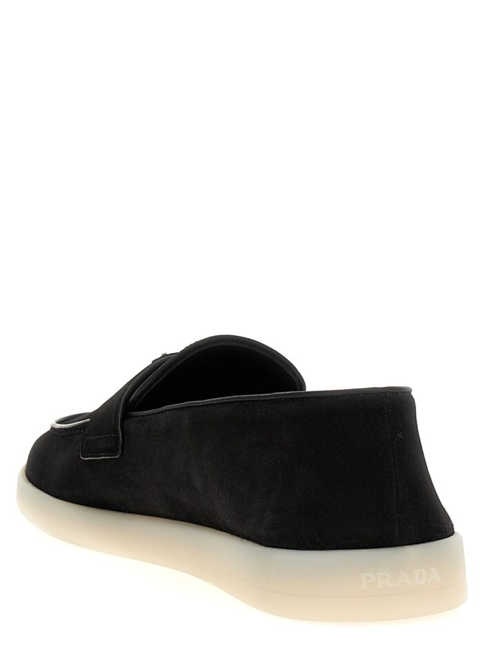 PRADA Logo Loafers