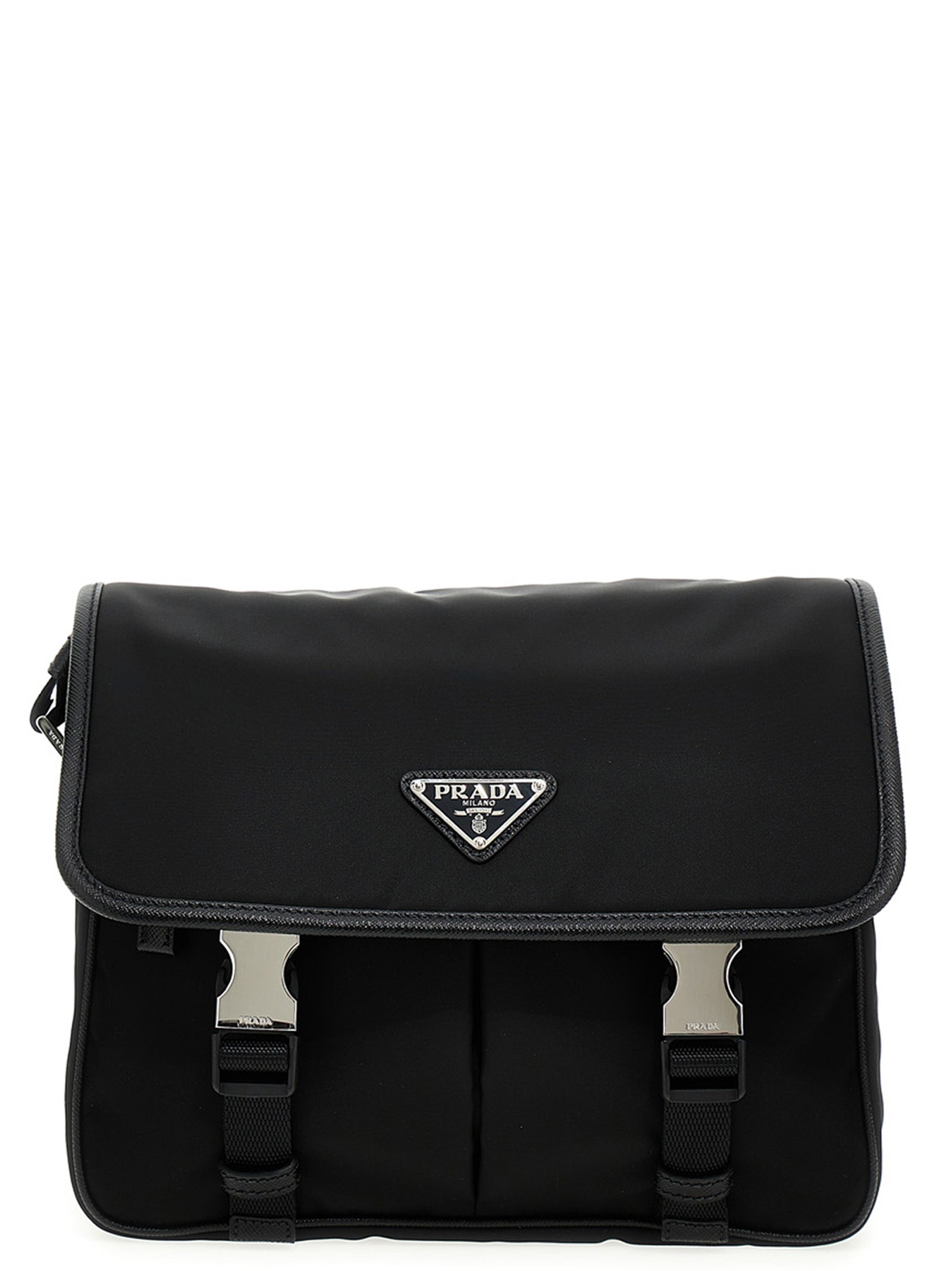 PRADA Logo Nylon Crossbody Bag