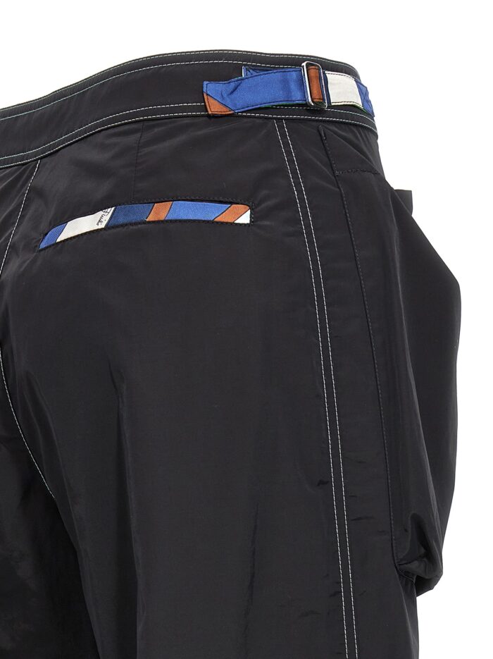 EMILIO PUCCI Logo Nylon Pants
