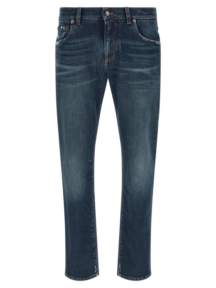 dolce & gabbana logo patch jeans Dolce & Gabbana Logo Patch Jeans