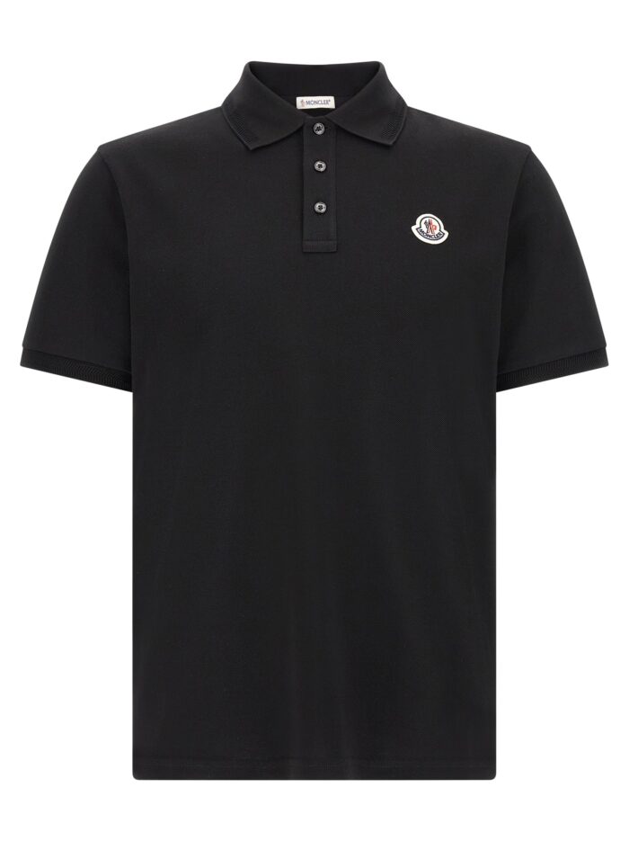 moncler logo patch polo shirt Moncler Logo Patch Polo Shirt