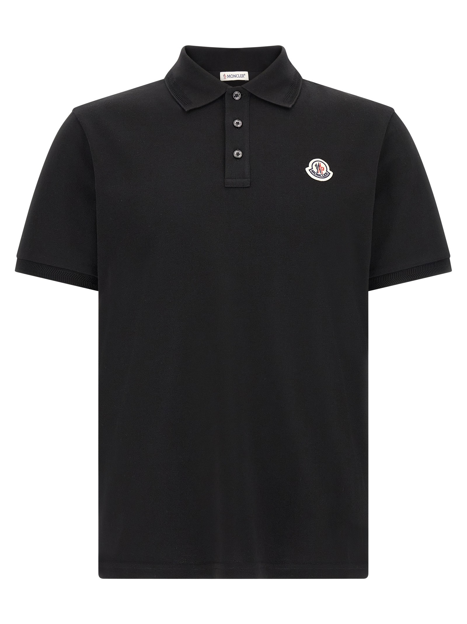 Moncler Logo Patch Polo Shirt