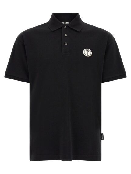 Palm Angels Logo Patch Polo Shirt