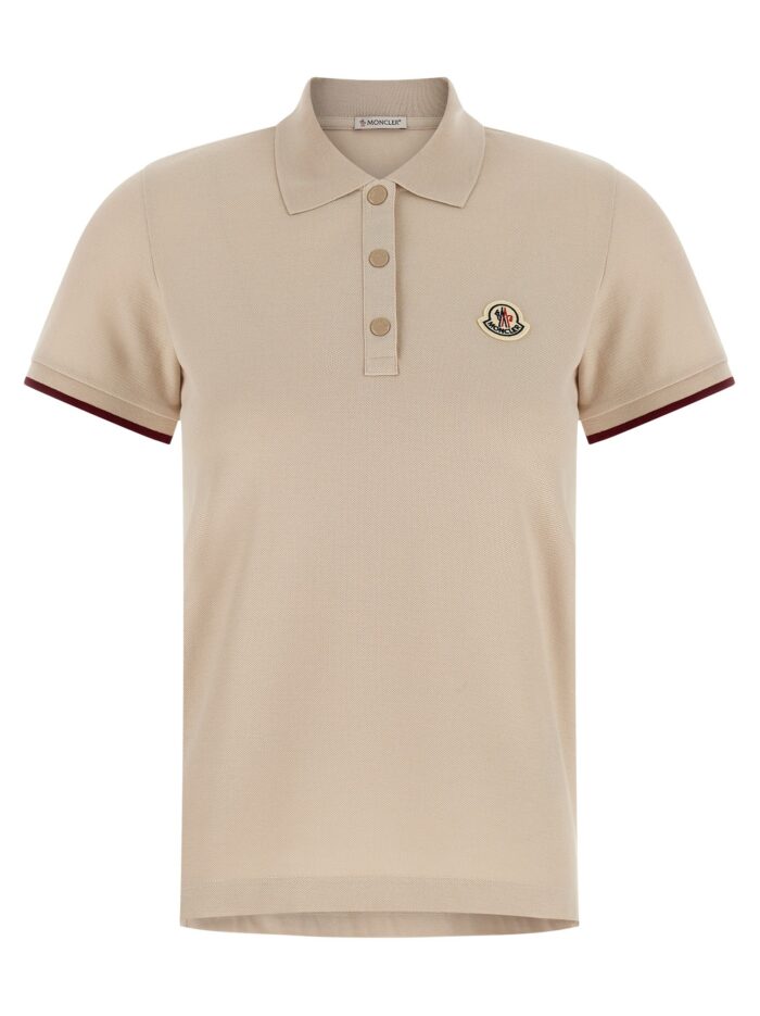 moncler logo patch polo shirt Moncler Logo Patch Polo Shirt