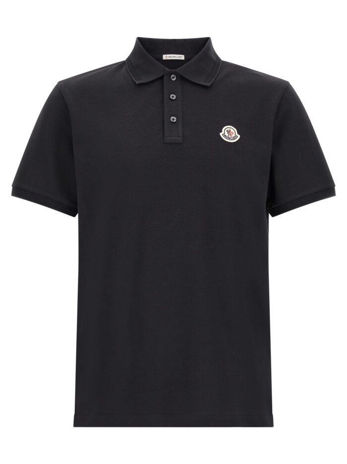 moncler logo patch polo shirt Moncler Logo Patch Polo Shirt