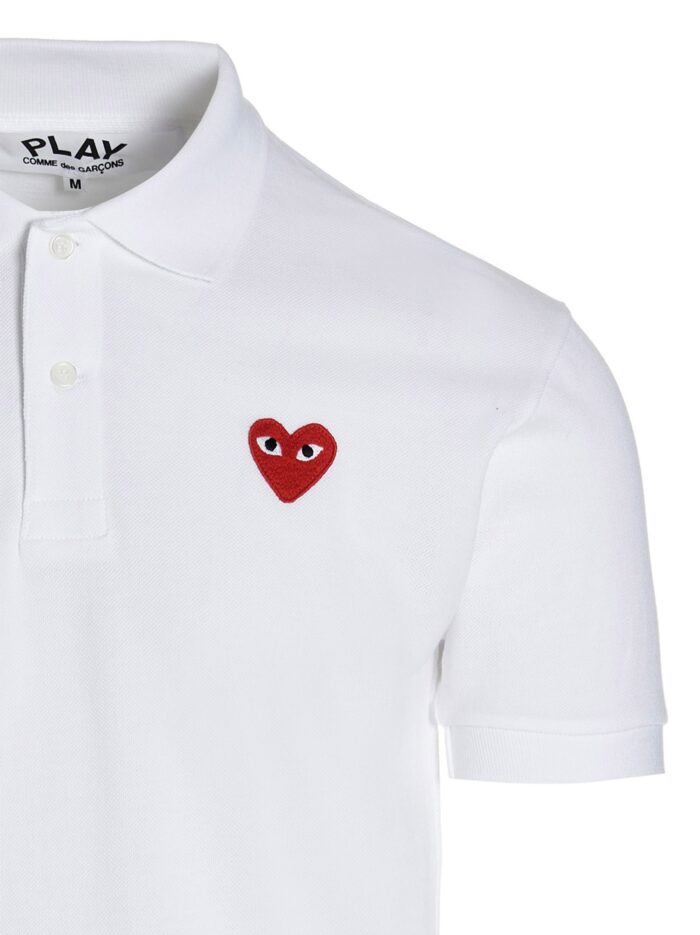 COMME DES GARCONS PLAY Logo Patch Polo Shirt