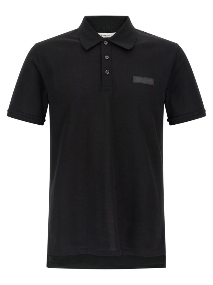 givenchy logo patch polo shirt Givenchy Logo Patch Polo Shirt