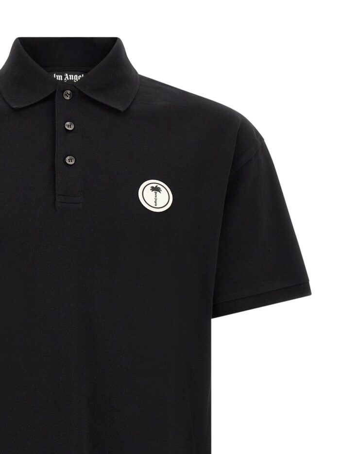 Palm Angels Logo Patch Polo Shirt