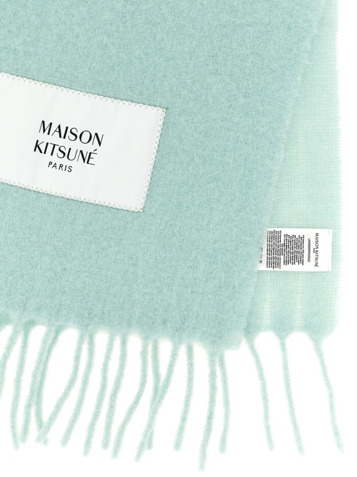 Maison Kitsune Logo Patch Scarf
