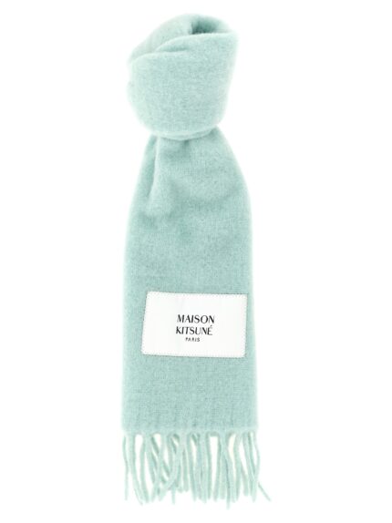 Maison Kitsune Logo Patch Scarf