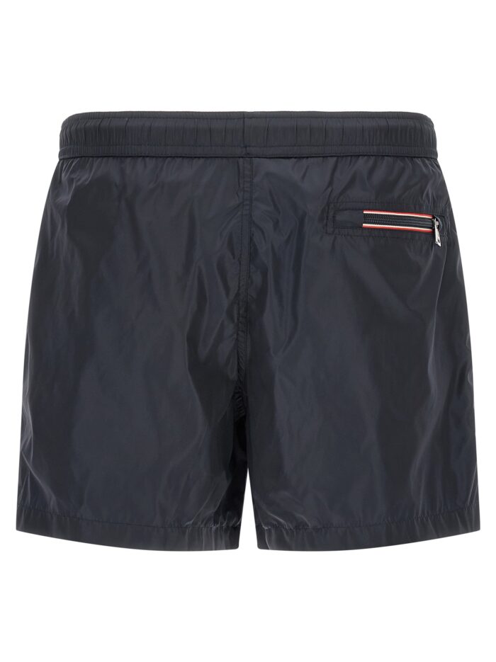 Moncler Logo Patch Swim Shorts