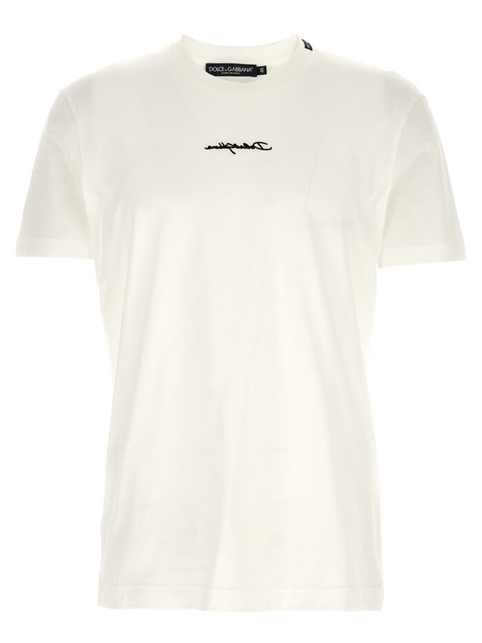 dolce & gabbana logo patch t shirt Dolce & Gabbana Logo Patch T-shirt