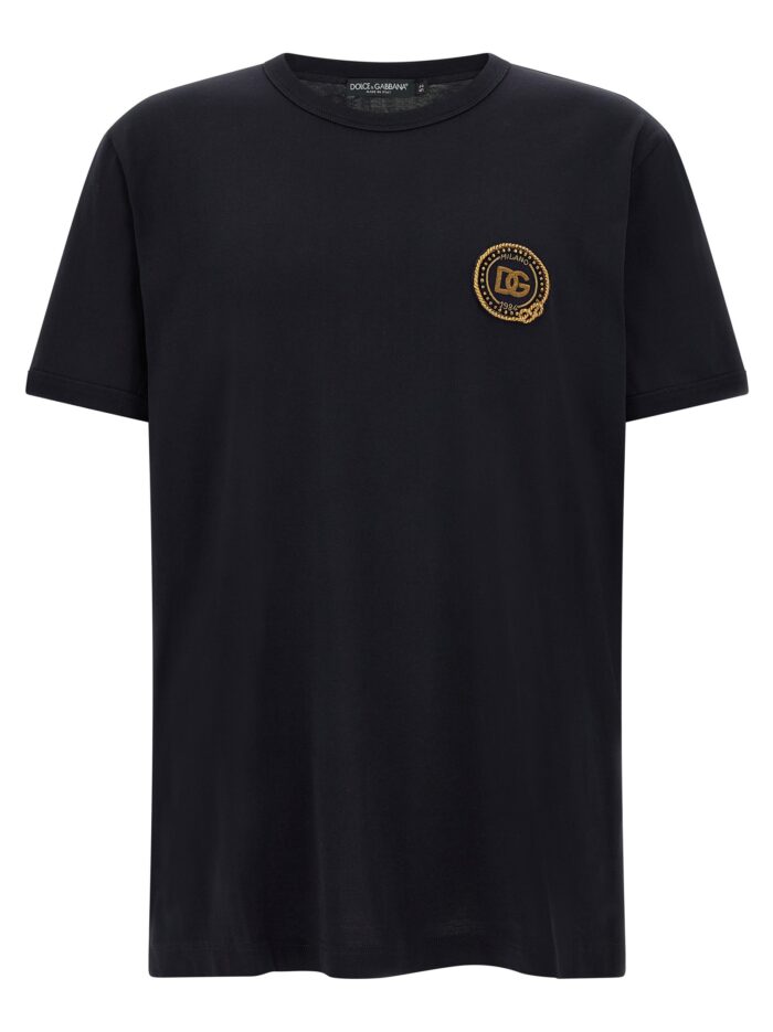 dolce & gabbana logo patch t shirt Dolce & Gabbana Logo Patch T-shirt