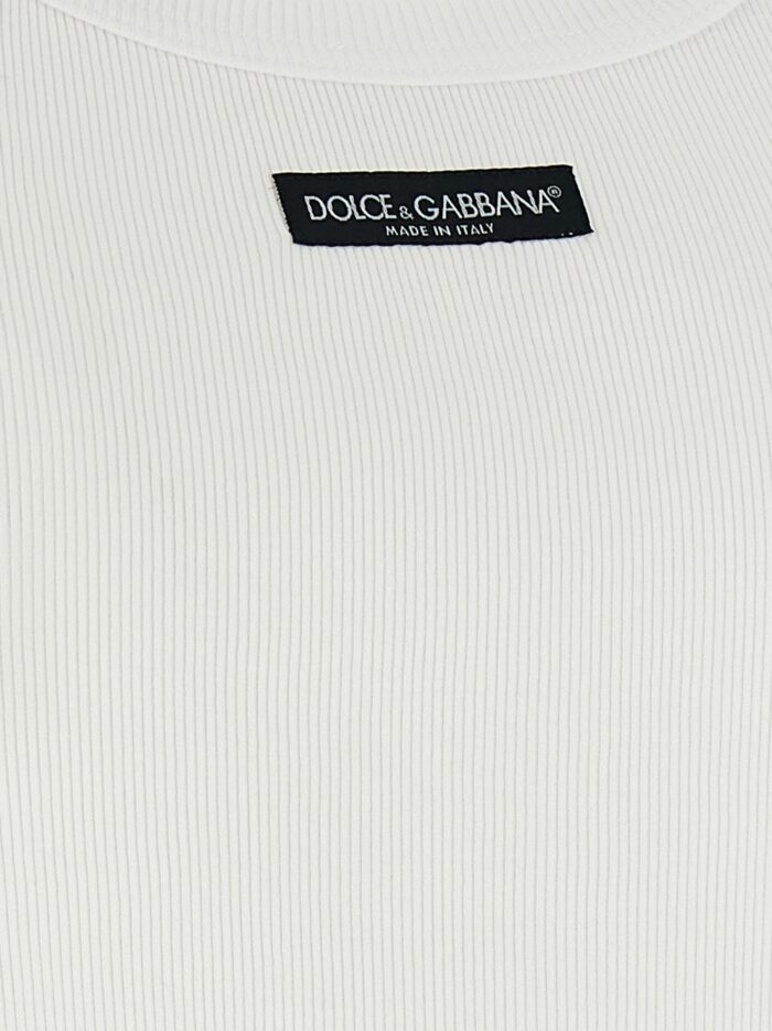 Dolce & Gabbana Logo Patch Tank Top