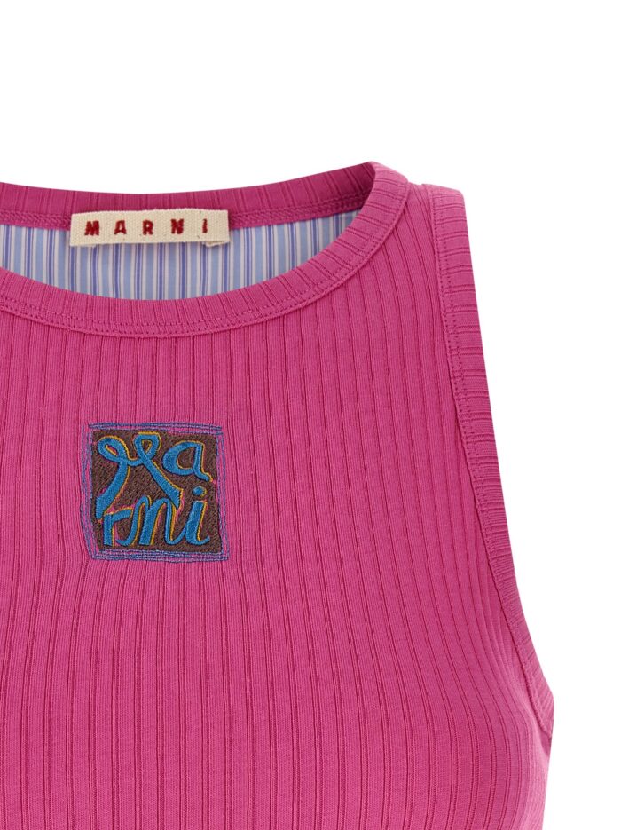 Marni Logo Patch Tank Top