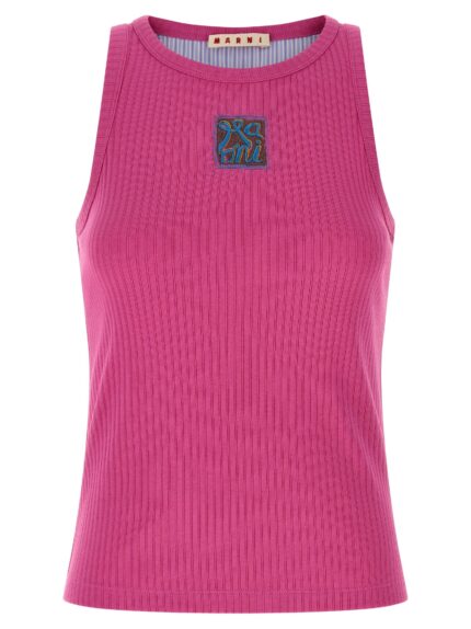 Marni Logo Patch Tank Top