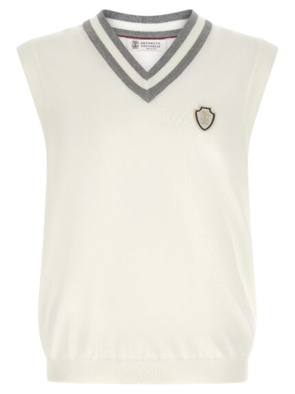 Brunello Cucinelli Logo Patch Vest