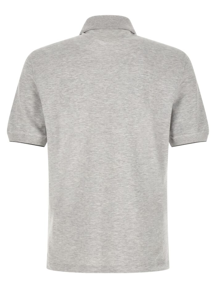 Brunello Cucinelli Logo Piqué Polo Shirt
