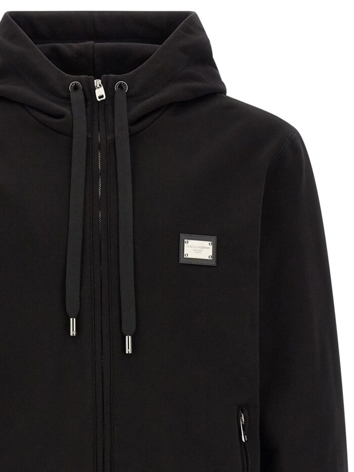 Dolce & Gabbana Logo Plaque Hoodie