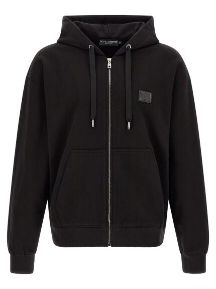 Dolce & Gabbana Logo Plaque Hoodie