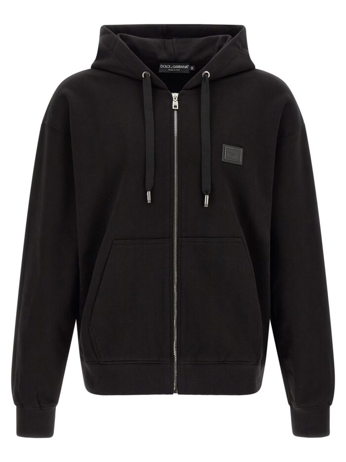 Dolce & Gabbana Logo Plaque Hoodie