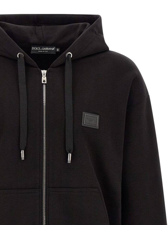 Dolce & Gabbana Logo Plaque Hoodie