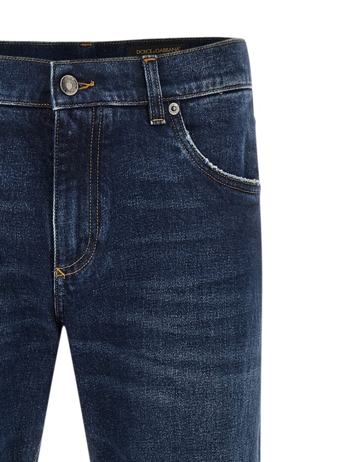 Dolce & Gabbana Logo Plaque Jeans