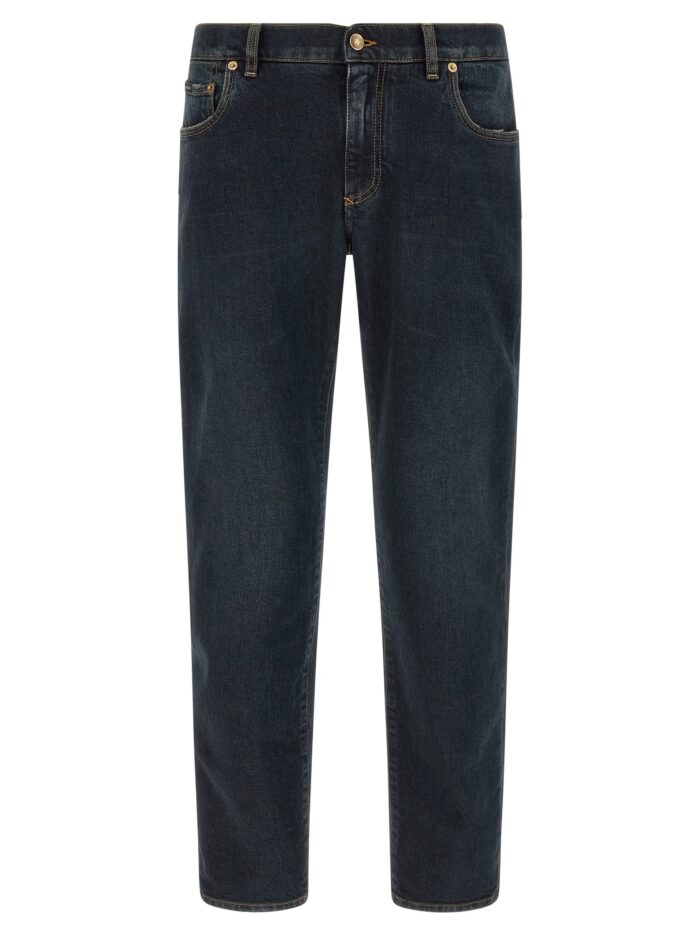 dolce & gabbana logo plaque jeans Dolce & Gabbana Logo Plaque Jeans