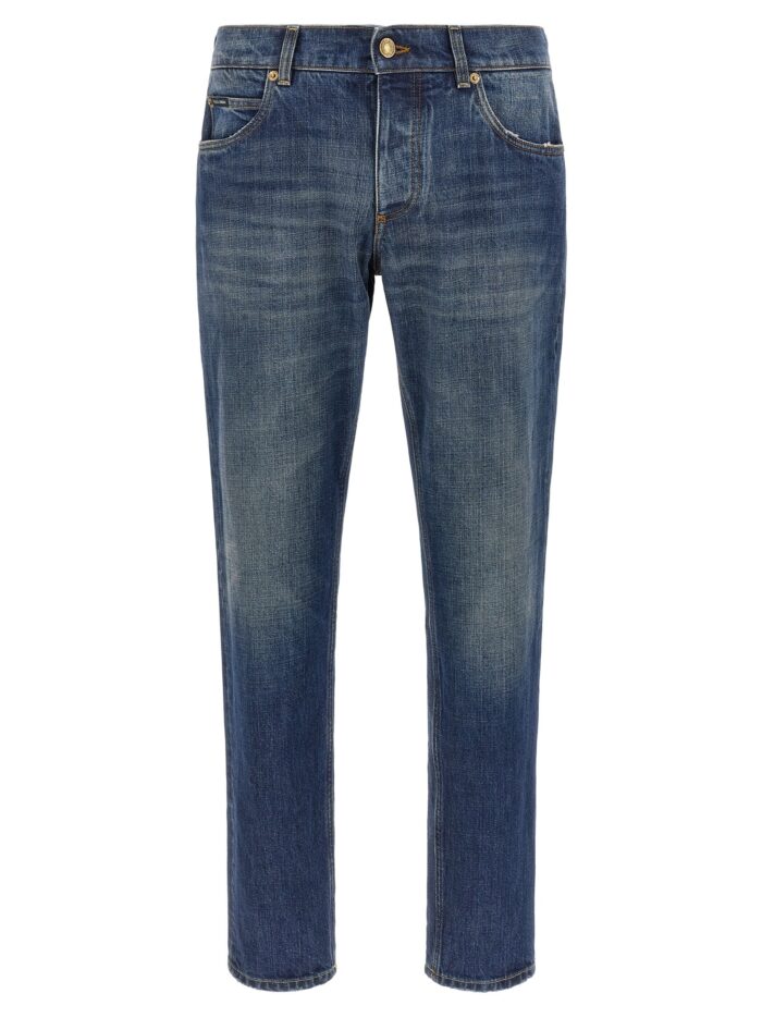 dolce & gabbana logo plaque jeans Dolce & Gabbana Logo Plaque Jeans