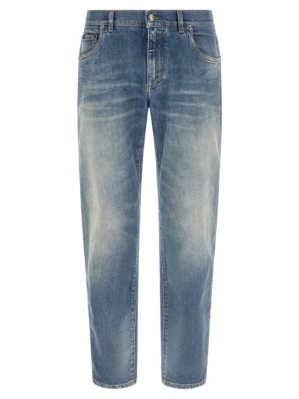 Dolce & Gabbana Logo Plaque Jeans