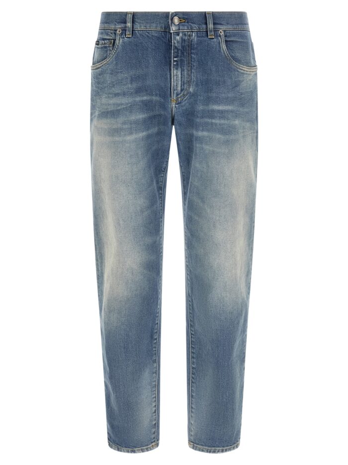 Dolce & Gabbana Logo Plaque Jeans