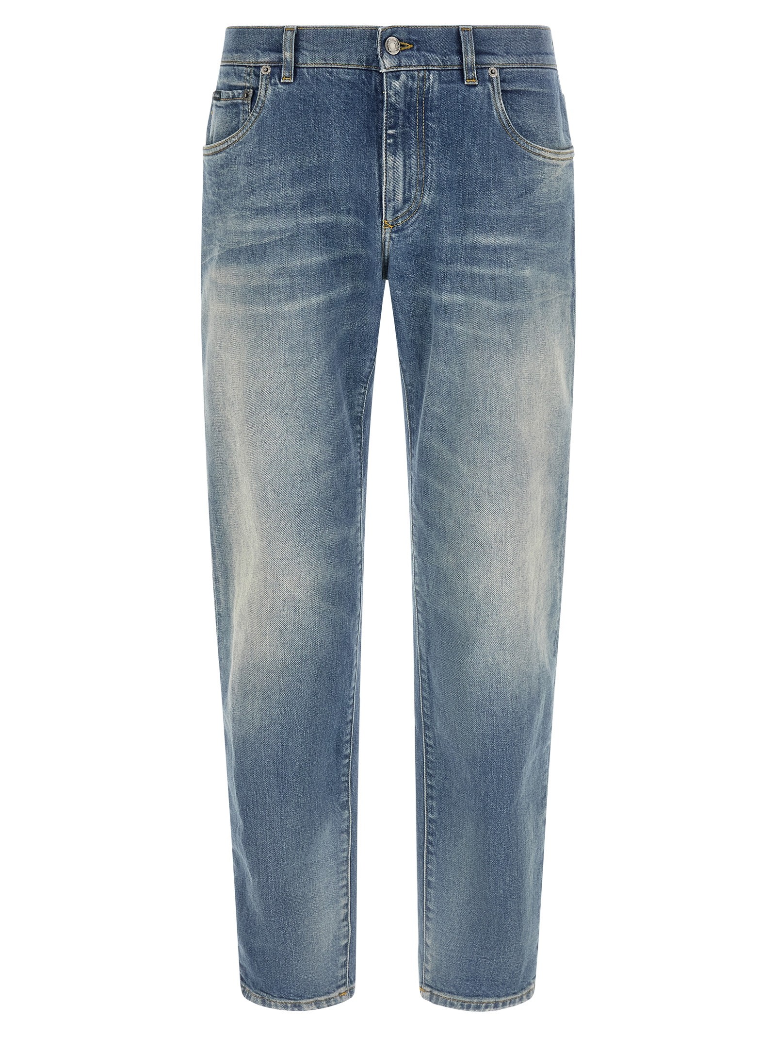 Dolce & Gabbana Logo Plaque Jeans