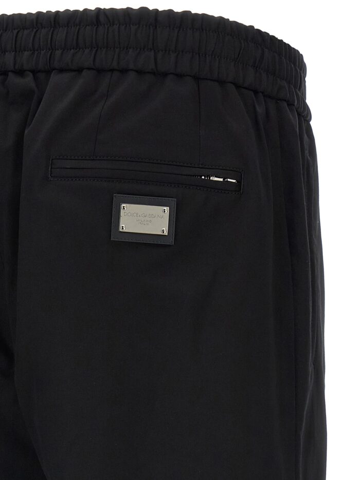 Dolce & Gabbana Logo Plaque Pants
