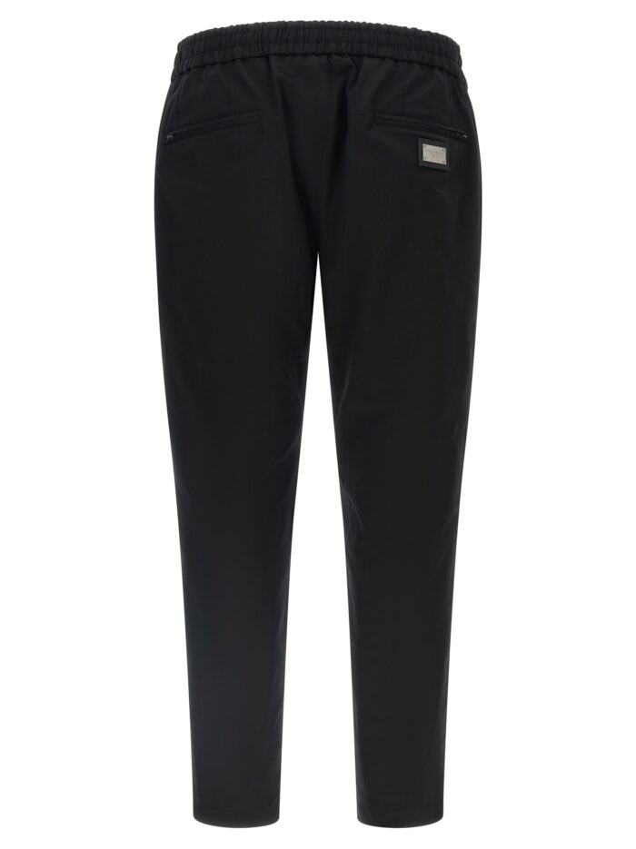 Dolce & Gabbana Logo Plaque Pants