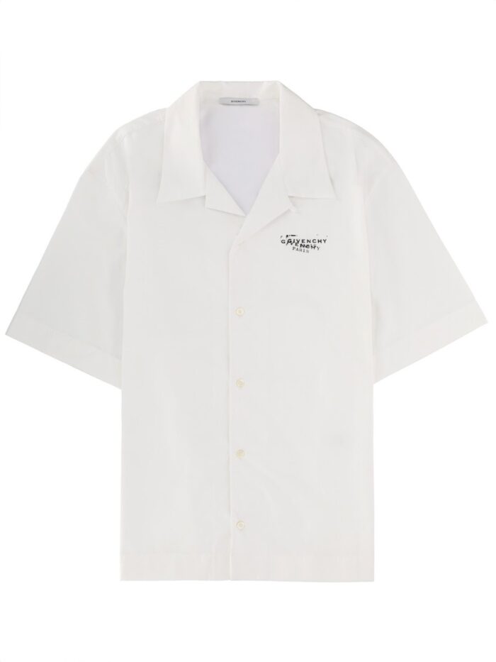 givenchy logo print shirt Givenchy Logo Print Shirt