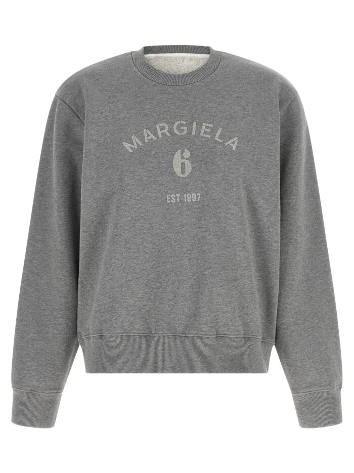 mm6 maison margiela logo print sweatshirt MM6 MAISON MARGIELA Logo Print Sweatshirt