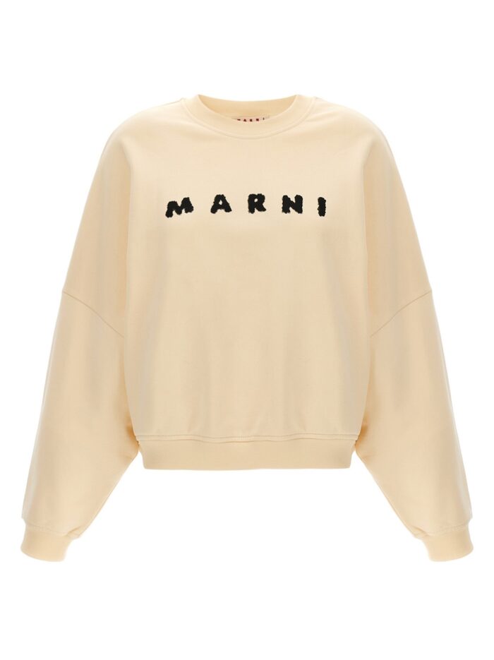 marni logo print sweatshirt Marni Logo Print Sweatshirt