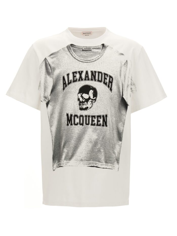mcqueen logo print t shirt MCQUEEN Logo Print T-shirt
