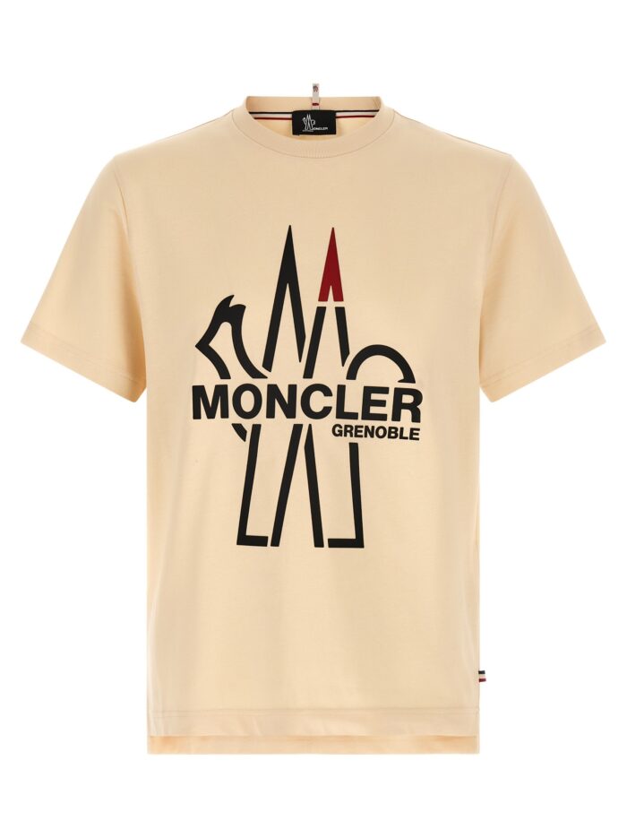 moncler grenoble logo print t shirt MONCLER GRENOBLE Logo Print T-shirt