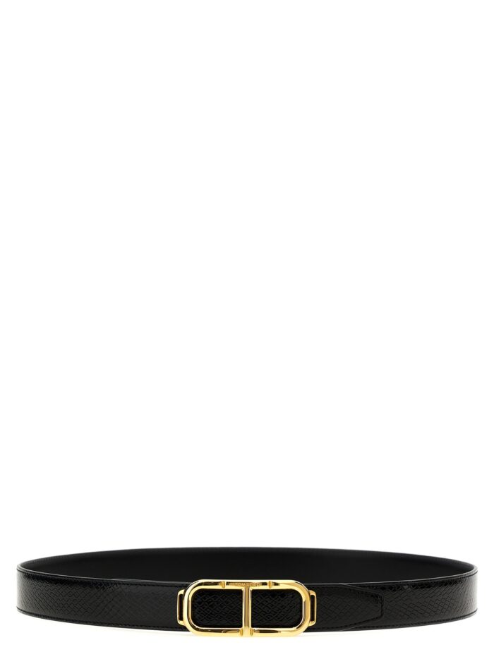 tom ford logo reversible belt TOM FORD Logo Reversible Belt