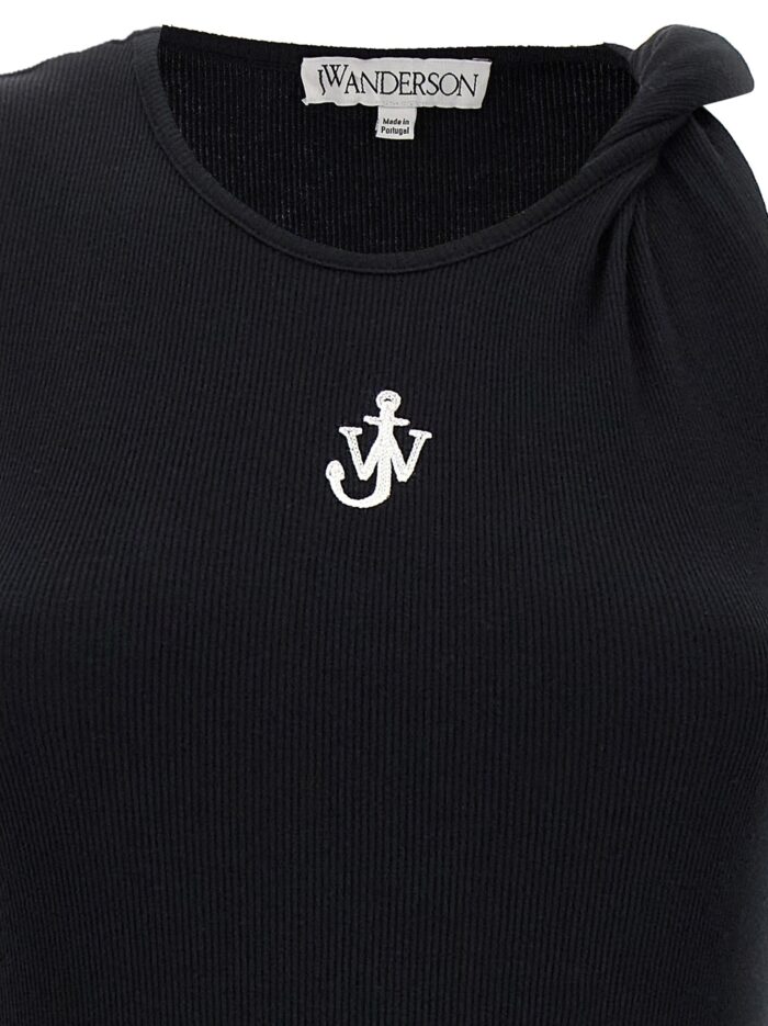 J.W.ANDERSON Logo Ribbed Dress