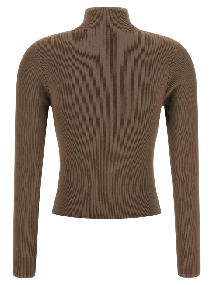 Alexander Wang Logo Ribbed Sweater