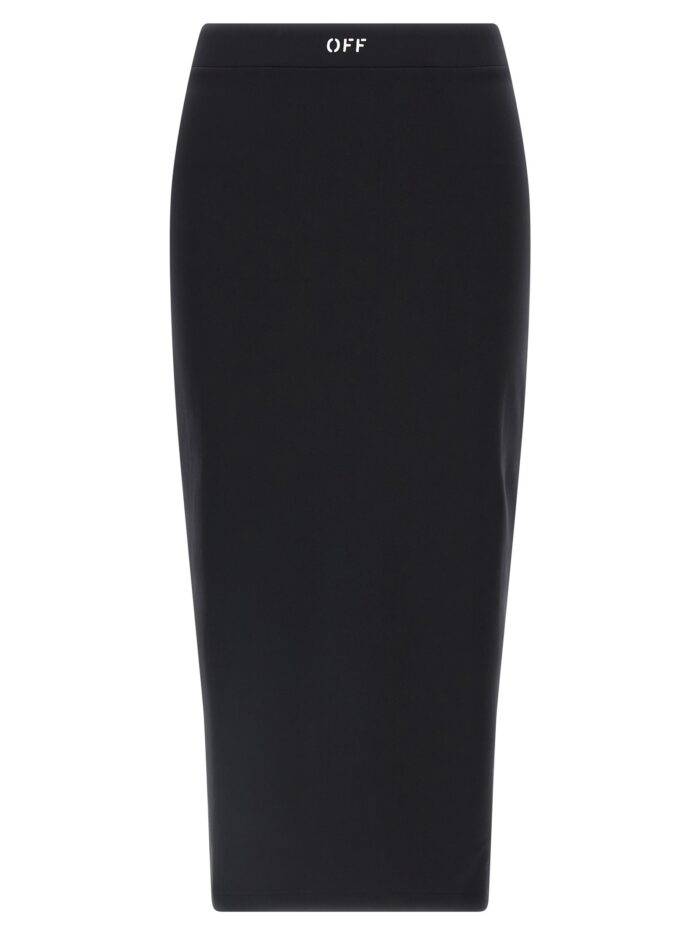 off white logo skirt Off-white Logo Skirt