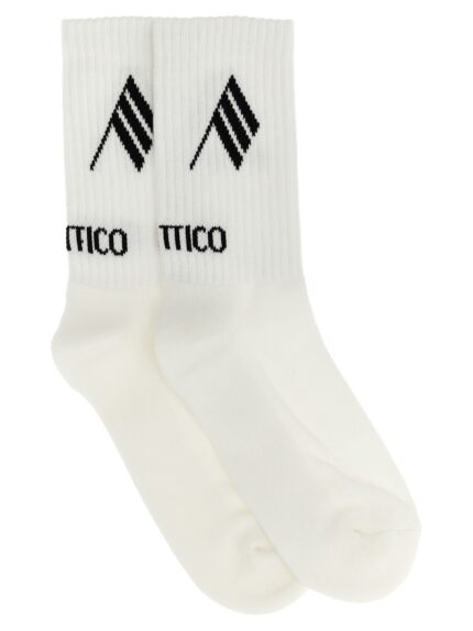 The Attico Logo Socks