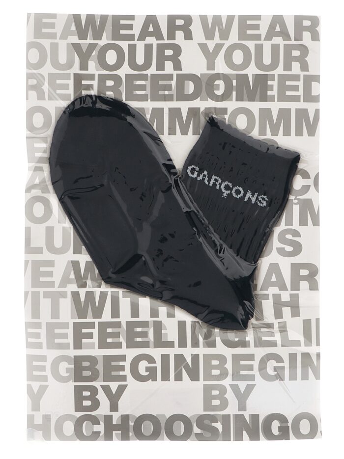 comme des garÇons homme plus logo socks COMME DES GARÇONS HOMME PLUS Logo Socks